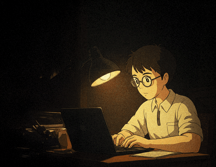Student studying with Novify AI